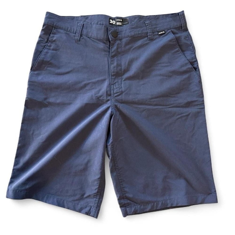 Hurley Men’s navy blue casual everyday basic shorts with pockets